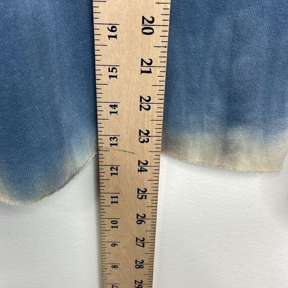 Boho Tie Dye Long Sleeve Sweatshirt size Medium with raw hem - Picture 11 of 11